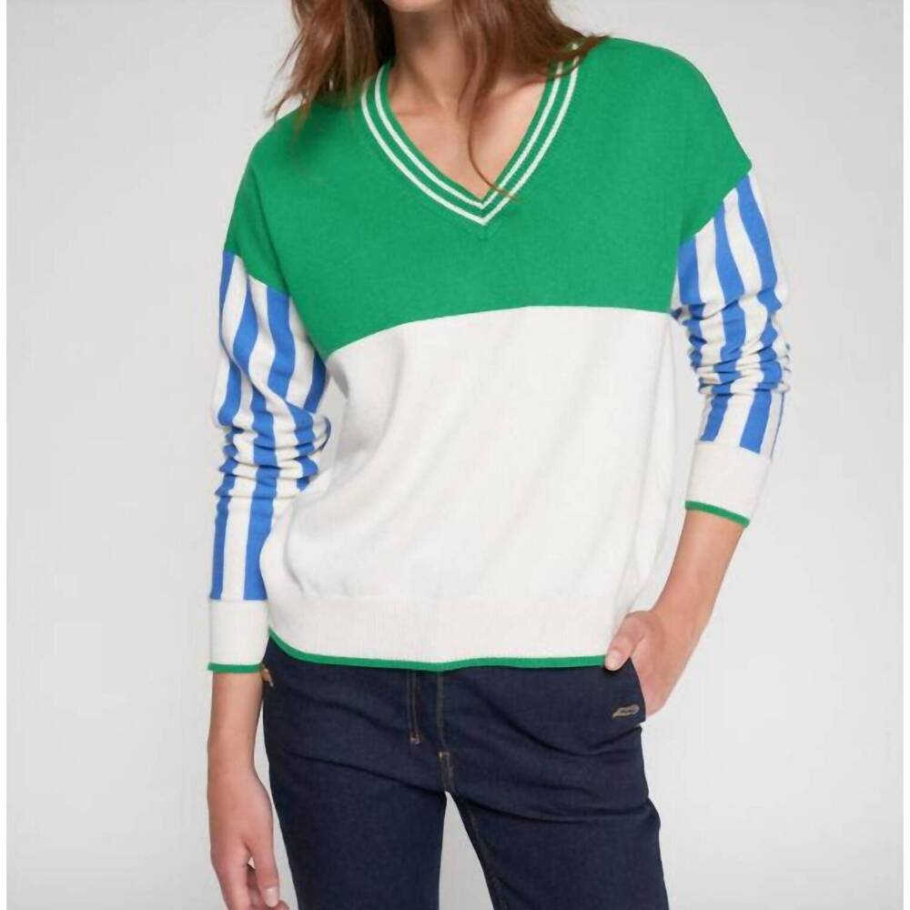 NEW VILAGALLO golf sweater in green